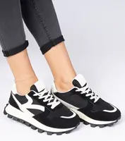 marka niezdefiniowana Black sporty women's sneakers Melinda