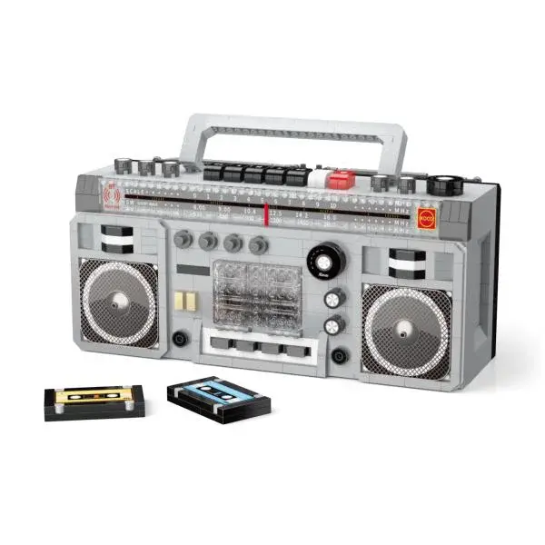 KOCO Stavebnice Kazetový přehrávač 1982 dílků 18,5x7,5x14,5 cm