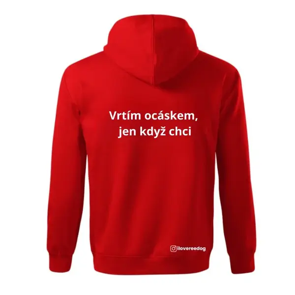 Reedog mikina červená "Ocásek" - XL | P58451