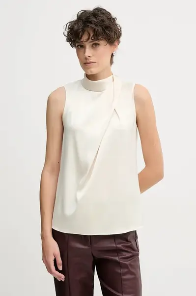 Halenka Sandro Ferrone dámská, béžová barva, hladká, S22YBFLOGICA