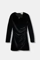 Dětské velurové šaty Twinset