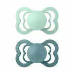 BIBS Supreme symetrické cumlíky z prírodného kaučuku 2ks - veľkosť 1 - Nordic Mint / Island Sea