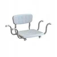 Závesná sedačka na vaňu - s opierkou a madlami KING-BSB-20