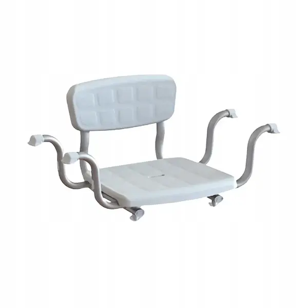 Závesná sedačka na vaňu - s opierkou a madlami KING-BSB-20