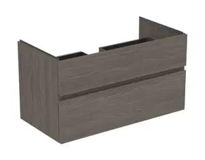 Ideal Standard Finesse - Umývadlová skrinka, 100x51x55 cm, 2 zásuvky, Dark Elm E3397UR