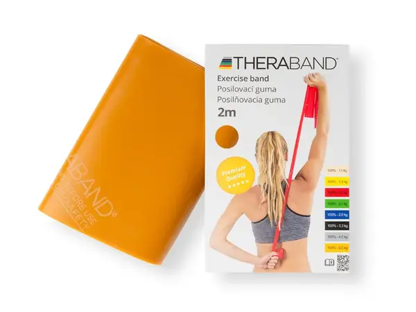 Thera-Band Inside posilňovacia guma 2 m, zlatá, max. silná