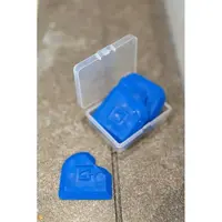 Stěrka na silikon gumová, modrá, Kubala, bal. 4 ks