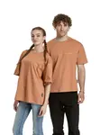 Meatfly unisex tričko Minimal Cork | Hnědá | Velikost S/M | 100% bavlna