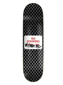 Jart skateboardová deska Stay High No Smoking 8,125" | Černá | Velikost skate 8,125"