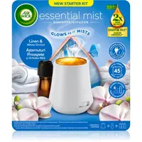 Air Wick Essential Mist Linen & White Orchid aróma difuzér s náplňou 1 ks