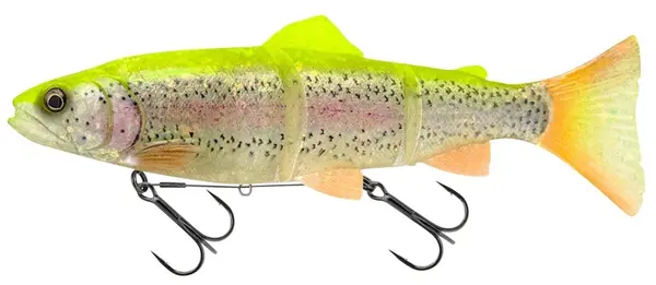 Savage gear gumová nástraha 3d line thru trout clear lemon trout - 15 cm 35 g