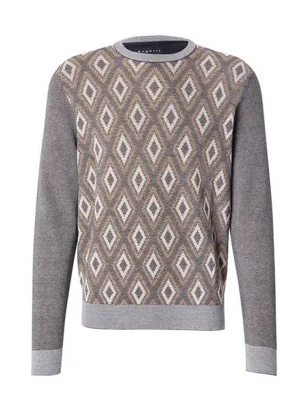 bugatti Sveter  krémová / námornícka modrá / medová