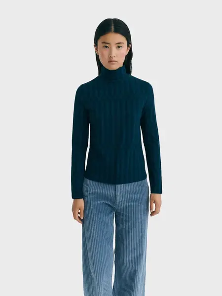 Thinking MU Top 'Ellen'  námornícka modrá / petrolejová