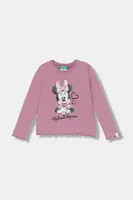 Detská bavlnená košeľa s dlhým rukávom United Colors of Benetton