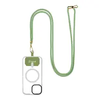 Popruh OBAL:ME NeckTag Allure na telefon, grass green