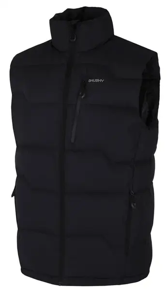 Husky Deep M XXXL, black Pánská péřová vesta na zip