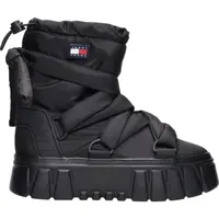 Tommy Hilfiger TJW CHUNKY SNOW BOOT NYLON Dámská zateplená obuv, černá, velikost