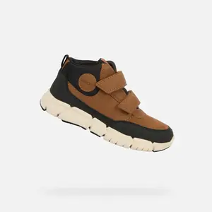 Brown Boys' Ankle Boots Geox Flexyper Boy - Boys
