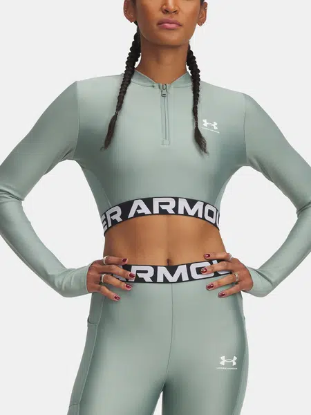 Dámské tričko Under Armour HeatGear Rib 1/4 Zip LS - Dámské