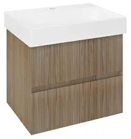 Sapho Filena - Umydlová skříňka, 57x52x43 cm, 2 zásuvky, dub FID1260D