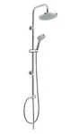 Novaservis Sprchové súpravy - Sprchový set bez batérie, 20 cm, 3 prúdy, chróm SET030,0