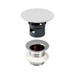 Geberit Príslušenstvo - Neuzatvárateľný umývadlový výpust, chróm 152.050.21.1