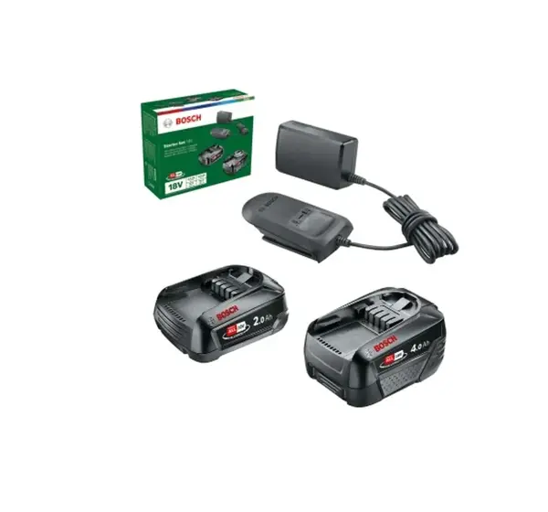 Bosch Příslušenství - Sada 2A nabíječky a 1x aku 18V Li-Ion 2,0 Ah a 1x aku 18V Li-Ion 4,0 Ah 1600A027U9