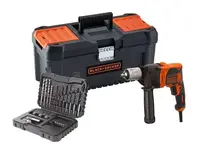 BLACK+DECKER - Příklepová vrtačka 850 W, s příslušenstvím BEH850KA32-QS