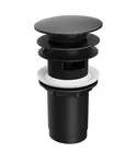 Ravak Odtokové systémy - Uzatvárateľný výpust, ClickClack, matná čierna X01748