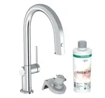 Hansgrohe Aqittura M91 - Dřezová baterie s výsuvnou koncovkou a filtrací, sBox, chrom 76800000