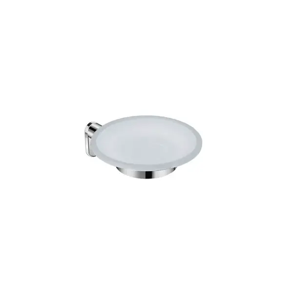 Jika Basic - Držiak s mydlovničkou, chróm/matné sklo H3833A10040001