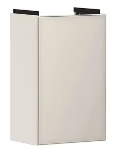 Hansgrohe Xevolos E - Umývadlová skrinka 58x34x25 cm, 1 dvierka, pánty vpravo, matná béžová/metalická béžová 54170790