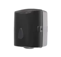 Sanela Hygiena toalety - Zásobník na papierové uteráky v roliach, čierna SLDN 02N