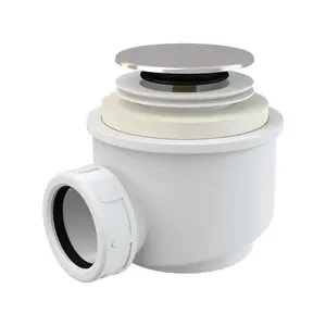 Alcadrain Vaničkové sifóny - Odtoková súprava pre vaničky, Click-Clack, chróm A466-50