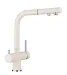 Blanco Fontas S II - Drezová batéria s výsuvnou koncovkou a filtračnou funkciou, jemná biela 526947