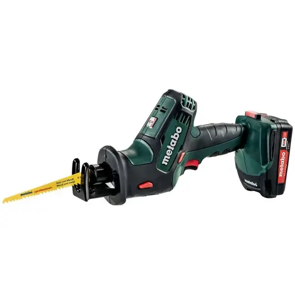 Metabo Nářadí - 18V AKU mečová pila, 2x aku 2,0 Ah Li-Power, nabíječka 602266500