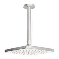 Hansa Basicjet - Hlavová sprcha Style, 20x20 cm, so stropným ramenom, chróm 44370200