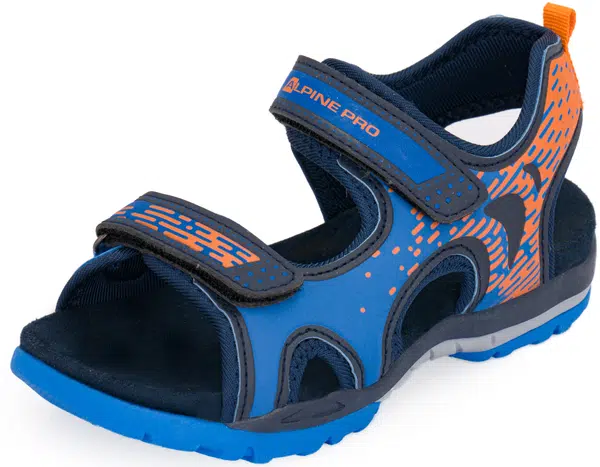 Children's summer outdoor sandals ALPINE PRO Lylo brilliant blue