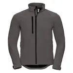 Dark Grey Men's Soft Shell Russell Jacket