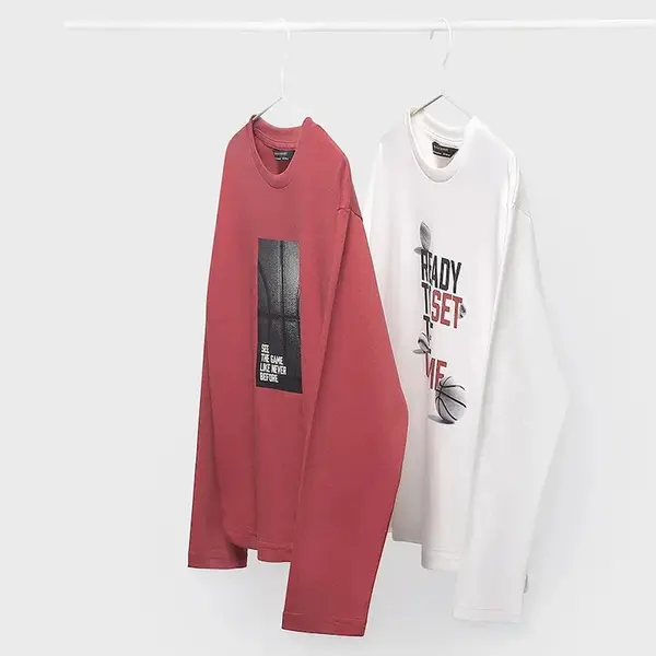 Bavlnené tričko s dlhým rukávom Mayoral