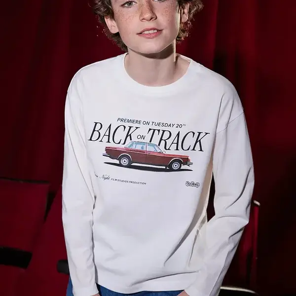 Bavlnené tričko s dlhým rukávom Mayoral