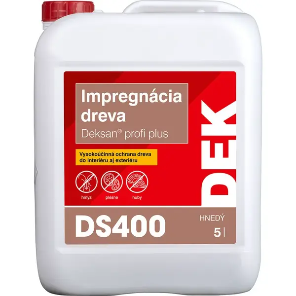 Prípravok impregnačný Deksan Profi Plus 5 l hnedý