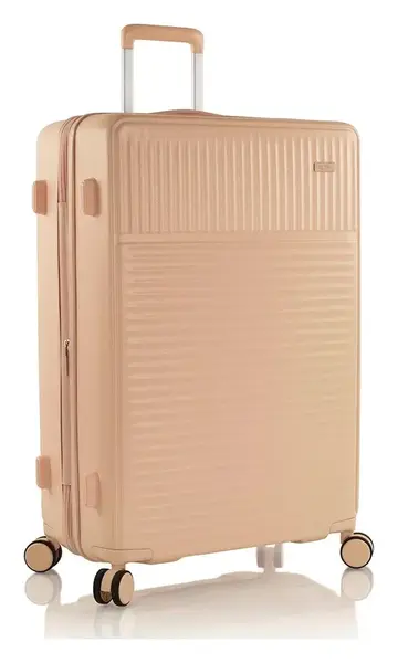 Veľký škrupinový kufor na kolieskach Heys Pastel L Nude