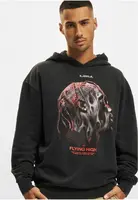 Flying High Oversize Acid Black Hooded