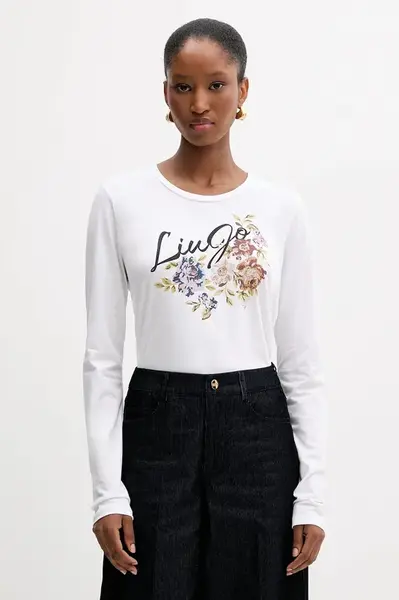 Bavlnené tričko s dlhým rukávom Liu Jo