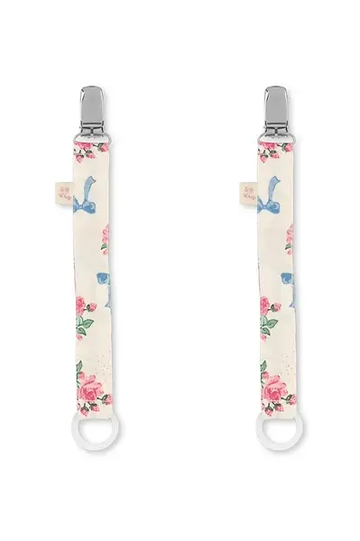Klip na cumlík Konges Sløjd 2 PACK PACIFIER STRAP 2-pak