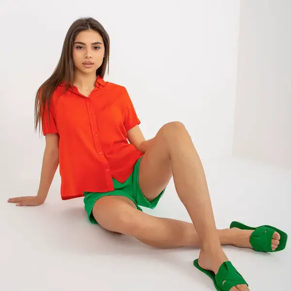 Blouse-D73761M11063B-orange
