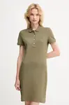 Lacoste  šaty s bavlnou