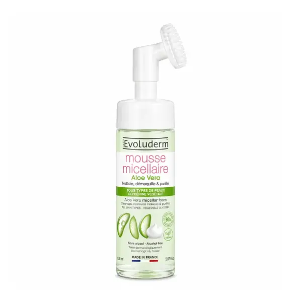 Evoluderm Čisticí micelární pěna s Aloe Vera 150 ml