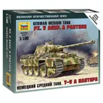 Snap Kit tank 6196 - Pz.V Ausf. A Panther(1:100)